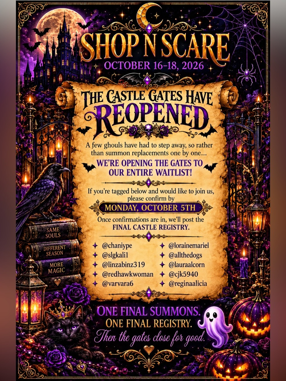 Halloween Shop N Scare Oct 16-18